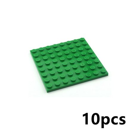 Green 10pcs 8x8