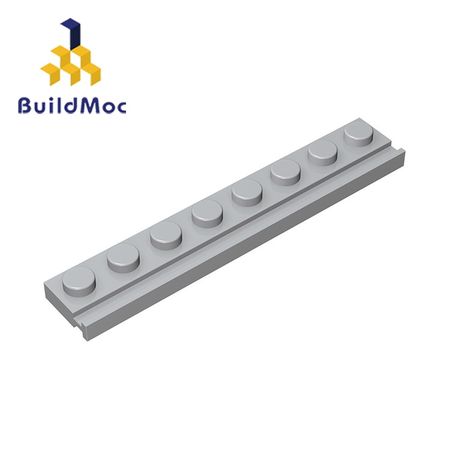 BuildMOC Compatible Assembles Particles 4510 1x8 For Building Blocks Parts DIY LOGO Educational Tech Parts Toys
