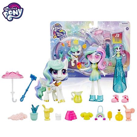 Original My Little Pony Toy Anime Figure Toys for Girls Doll Accessories Clothes for Doll Toy Action Figures Birthday Gift