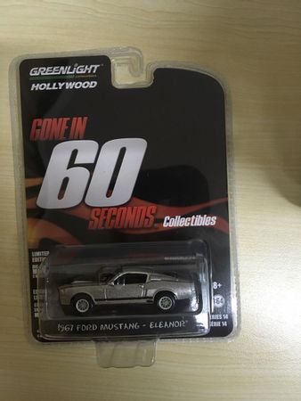 GreenLight cars1:64 1967 Custom Ford Mustang  eleanor Collect metal material boys gift