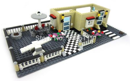 816pcs without original box Enlighten Building Block Set 3D Construction Brick Toys Educational Block toy for children