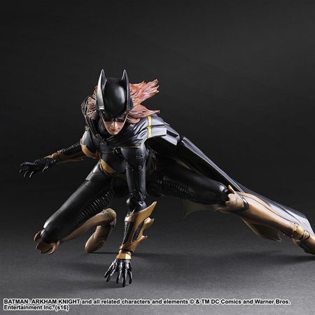 PLAY ARTS 25cm Batman Female Barbara Gordon Arkham Knight Action Figure Model Toys