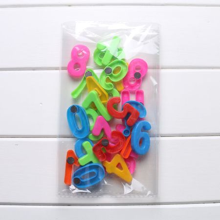 New Baby toys Kids Educational Numbers stick Letters on refrigerator Toy 26pcs Candy color