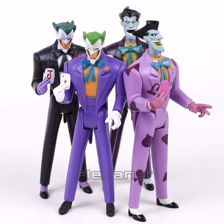 The Joker PVC Action Figures Collectible Model Toys 4pcs/set 12cm