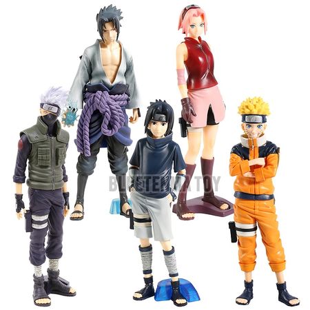 Grandista Shinobi Relations Naruto Shippuden Haruno Sakura Sasuke Kakashi PVC Action Figure Model Toys