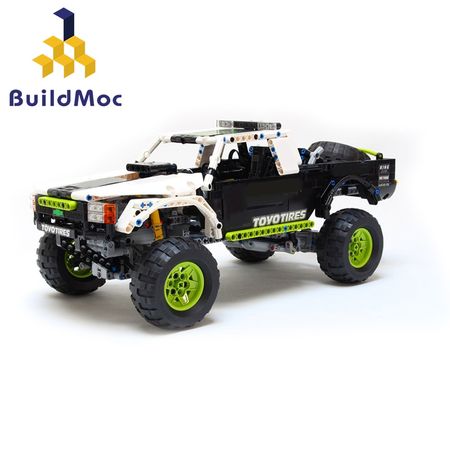 BuildMOC Baja Truck Motor Power Function Fit Technic MOC-3320 Building Block Bricks Kids Toys Christmas Gift
