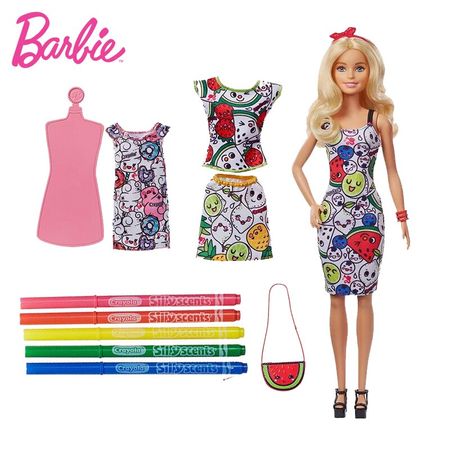 Original Barbie Clothes Colourful Color 3 Pcs Print  DIY Fashio  Dolls Playset Kid Toy Toys for Girls  Girl Toys for Kids