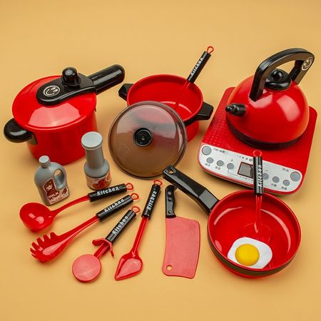 Children Kitchen Toys Simulation Kitchen Utensils Food Cookware Pot Pan Kids Pretend Play Kitchen Set Toys For Girls Doll Food