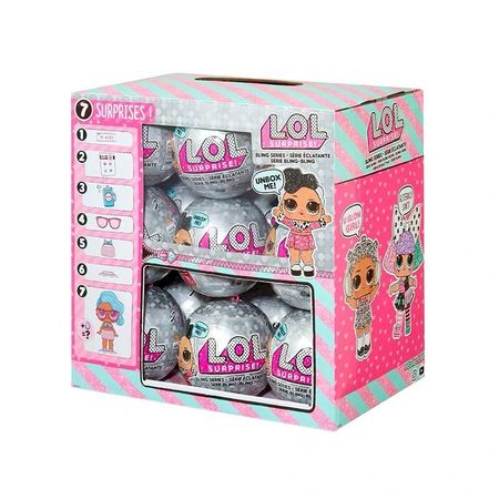 1pcs random style LOL doll Surprise Original  Flash doll series Girl Toys for children 556237