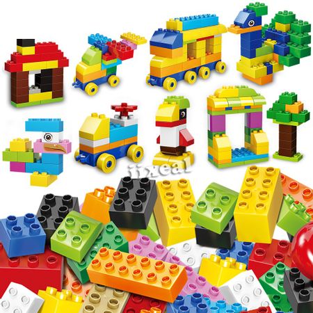 Christmas Fit Lego Dupoled Kids Toys 200PCS Big Building Blocks City Friend Education Child Large Block Toy for Girl Boy Bricks