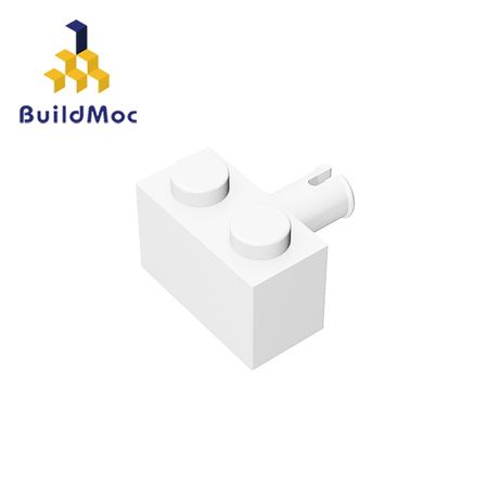 BuildMOC Compatible Assembles Particles 2458 1x2 For Building Blocks Parts DIY enlighten block bricks Educational Tech Toys