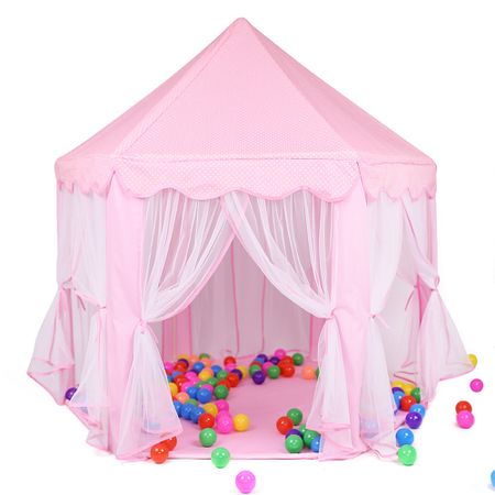Portable Children's Tent Princess Castle Kids Tent Toys for Girls Tipi Infantil Children's House Vigvam Teepee Baby Tent Gifts