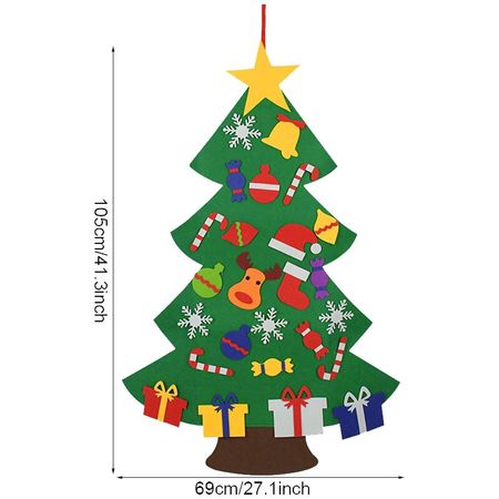 DIY Christmas Tree Santa Claus Snowman Xmas Decoration for Home Navidad New Year Kids Gifts Christmas Ornaments
