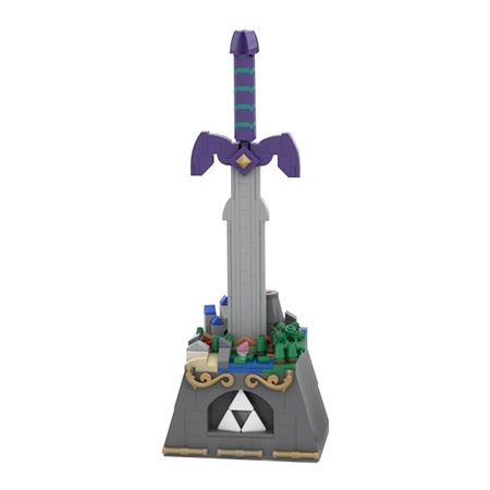 MOC Hyrule Castle Game The Legend of Zelda- Mini Hailar Scene Building Blocks Diy 383pcs Toys Bricks Educational Xmas Gift Kids
