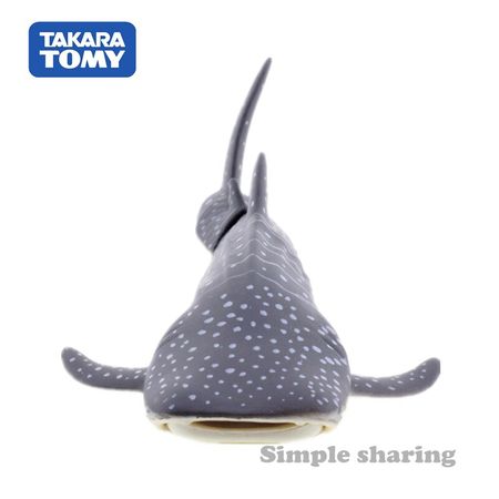 Takara Tomy Tomica Ania Animal Venture Al-05 Whale Shark Figure Resin Puppet Pop Educational Baby Toys The Tail Movable