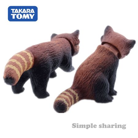 Takara Tomy Tomica Ania Animal Adventure Red Panda As 35 Diecast Resin Baby Toys Hot Pop Kids Dolls Funny Magic Bauble