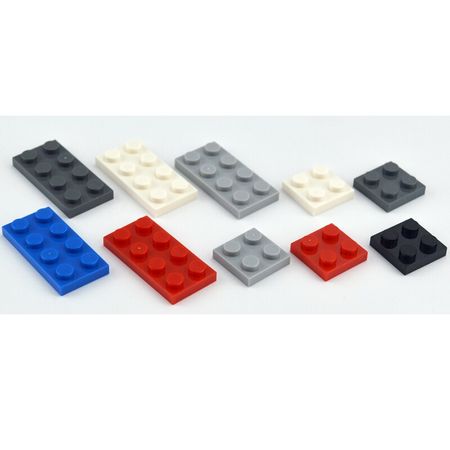 2x2 2x4 Dots Thin Figures Bricks multiple color Educational Creative Size DIY Bulk Set Building Blocks Compatible Classic Parts