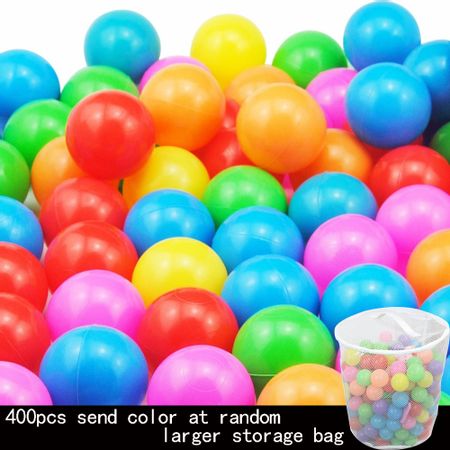 400 Pcs/Lot Plastic Balls Eco-Friendly Colorful Ball Soft Toys For Children Swim Pits Beach Ball Water Pool Ocean Wave Balls
