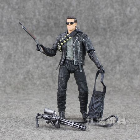 NECA Terminator 2 Judgment Day T-800 Arnold Schwarzenegger PVC Action Figure Collectible Model Toy 7