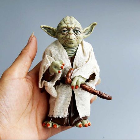 Star War Mandalorian Characters Master YODA with Cloth Action Figure Toys