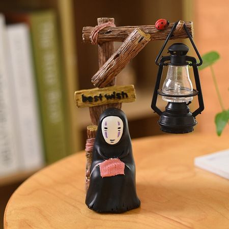 Spirited Away Little night light resin model furnishing accessories decorations for home  resin charms figurines for interior