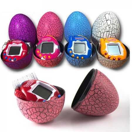 Multi-colors Dinosaur egg Virtual Cyber Digital Pet Game Toy Tamagotchis Digital Electronic E-Pet Easter Egg Gift For Children