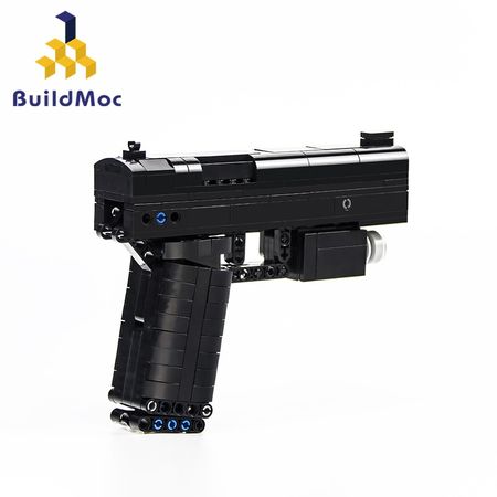 MOC Fit Technic Series Guns shotgun Can Fire Bullets Set AWM Winchester Military Model Building Blocks Toys Boys Gifts Lepining