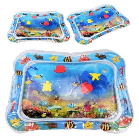 Summer CreativeBaby Water Mat Inflatable Patted Pad  Toddler Water Play Mat for Children Education Developing Baby Toys