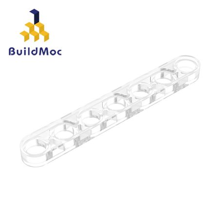 BuildMOC Compatible Assembles Particles 32065 1x7 For Building Blocks DIY LOGO Educational High-Tech Spare Toys