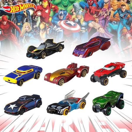Original Hot Wheels Car Anime Diecast 1/64 Car Toys for Boys Hotwheels Model Car for Boys Kids Toys for Children Gift