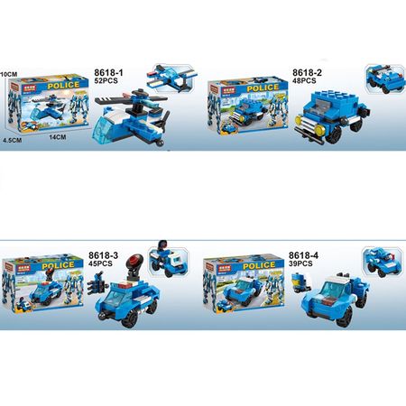 353 PCS Lepins Blocks Children's Toys Blue Robot Model Bricks Birthday Gift For Boys Compatible With LegoINGlys Building Blocks