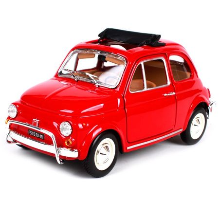 BBURAGO CARS 1 /21 Fiat 500F 500L collection version of the car model toy gift
