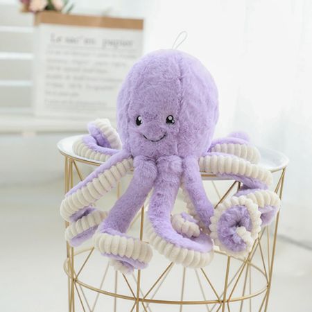 80cm Big Lovely Octopus Plush Stuffed Doll Soft Kawaii Animal Plush Toys Home Accessories Cute Doll Girls Children Best Gifts