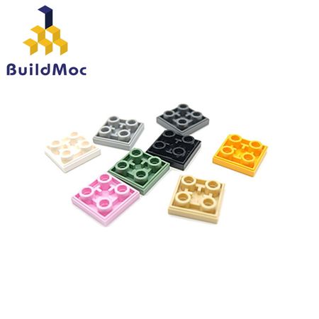 BuildMOC Compatible Assembles Particles 11203 2x2 For Building Blocks Parts DIY enlighten block bricks Educational Tech Toys