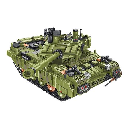 830pcs Military Tank Building Blocks Deformation Robots Compatible WW2 TYPE 99 Main Battle Tank Bricks Toys for Boys