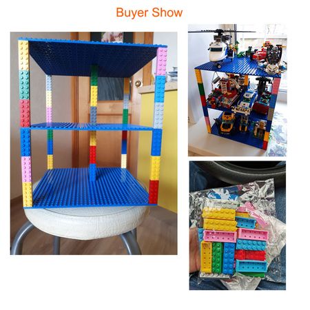 Double-sided 32*32 Dots Classic Baseplates Bricks DIY Building Blocks Base Plate Compatible All Brands Plate
