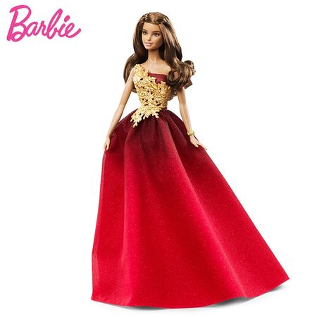Original Brand Barbie Princess Holiday  Ethnic Collectible  Doll Toy Girl Birthday Present Girl Toys Gift Boneca DRD25