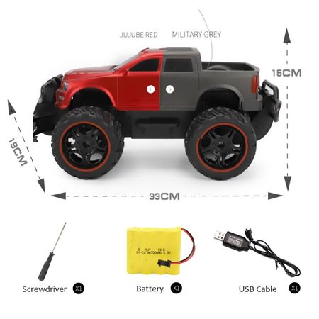 RC Car 2.4G Climbing Car Radio Control Truck Toys 4 Channel Bigfoot Car Remote Buggy Model Off-Road Vehicle Toy