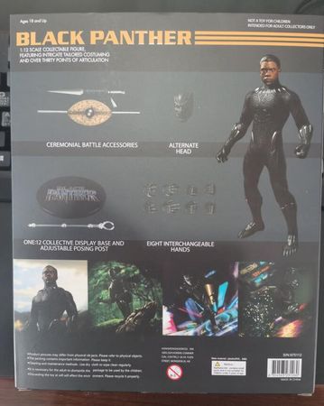 Same as Mezco One:12 Marvel Avengers  Collective Black Panther Super Hero 6.5