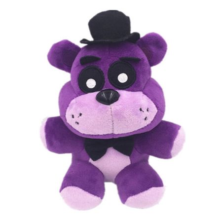 7pcs/lot 18cm Five Nights At Freddy's Plush Toys Freddy Bear Red Foxy Chica Eyes Bonnie Soft Stuffed Doll For Kid Birthday Gift