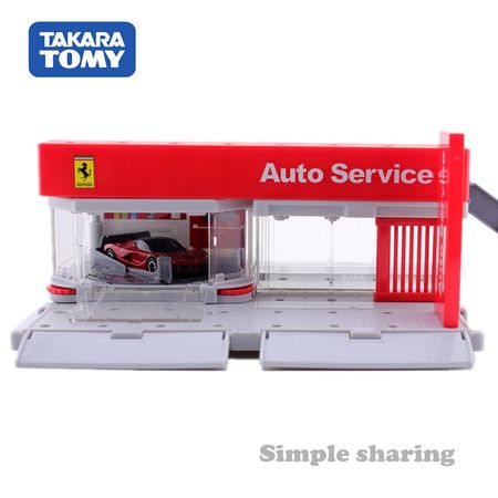 Takara TOMY TOMICA Auto Service Building City Model Kit Diecast Educational Funny Magic Kids Dolls Hot Pop Baby Toys Mould