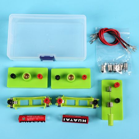 Kids Science STEM Experiment Toy Basic Circuit Electricity Learning Physics Educational Hands-On Ability Toys for Schoolchildren