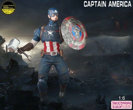 Marvel Captain America 1:6 Limited Edition 999 PIECES Articulated Action Joints Moveable Figure Toys