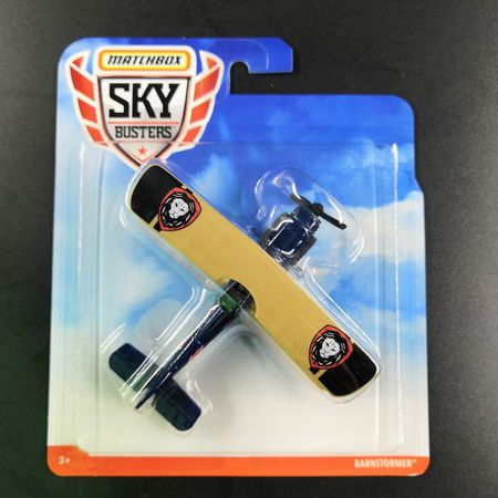 Matchbox plan sky rusters BARNSTORMER Metal Material Body Race plan Collection Alloy plan BOY GIFT simulation model