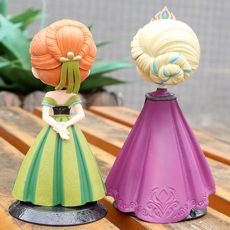 Frozen Cute Princess Queen Elsa & Anna Girls Collectible Figure Models Toys