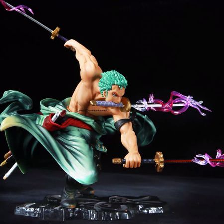 One Piece Anime Figure New World Roronoa Zoro Straw Hat Classic Battle PVC Action Figure Collectible Model Doll Toys