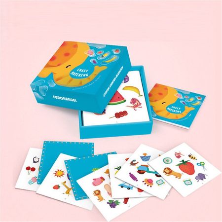 Children Memory Matching Game Pairing Card Puzzle Toy Parent-child Interactive Party Board Games Kids Early Education Toys