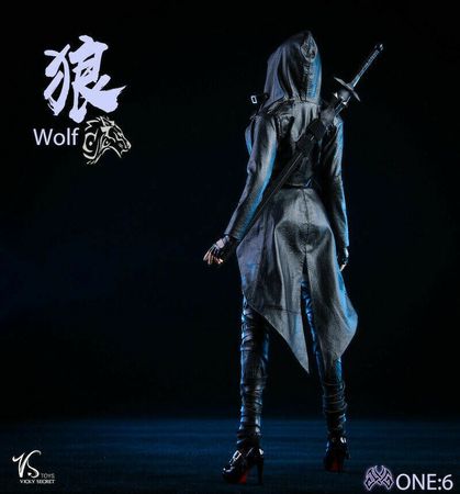 1/6 VSTOYS Female Assassin Killer Costume Set White Wolf W/Head 19XG47