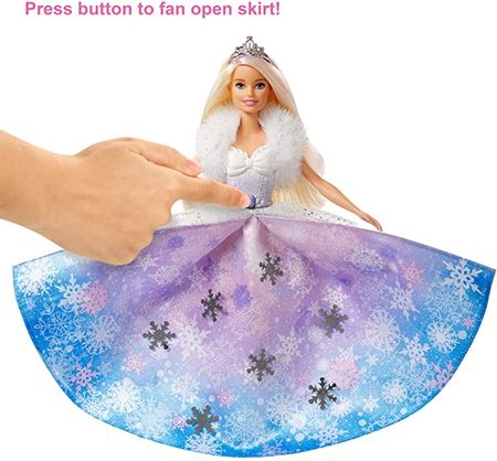 Original Barbie Fashion Dolls Dreamtopia Reveal Toys for Girls Changing Snow Princess Dolls Girls Toys Cosplay Birthday Gifts