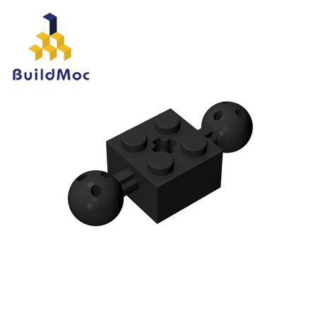 BuildMOC Compatible Assembles Particles 17114 Technic Brick Modified 2 x 2 For Building Blocks Parts DIY Educational Tech Toys